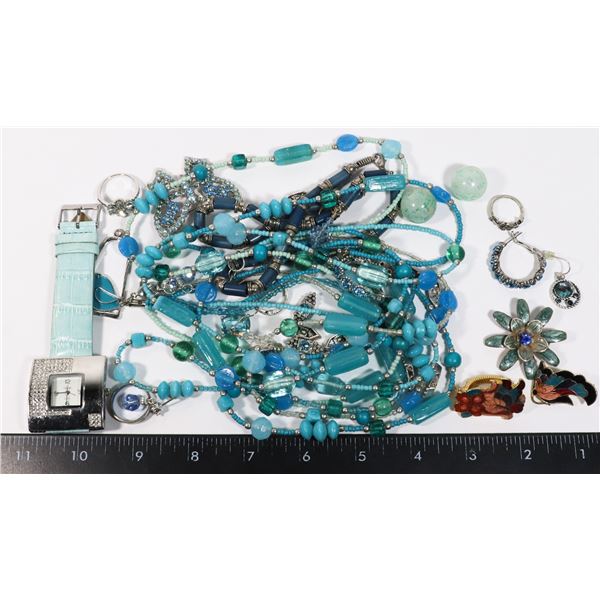 LARGE LOT OF FASHION JEWELRY, SOME MAY BE BRAND