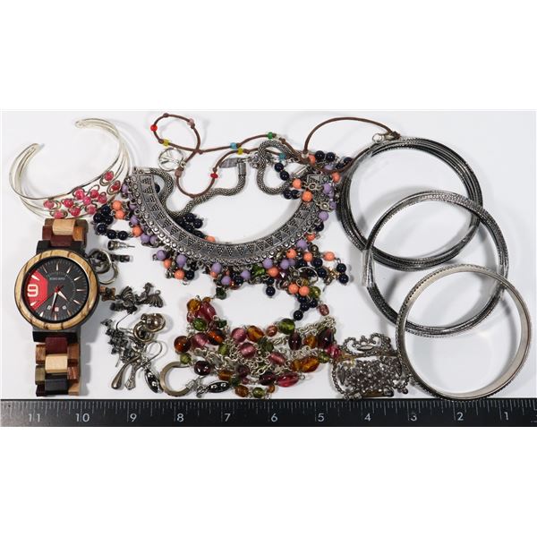 LARGE LOT OF FASHION JEWELRY, SOME MAY BE BRAND