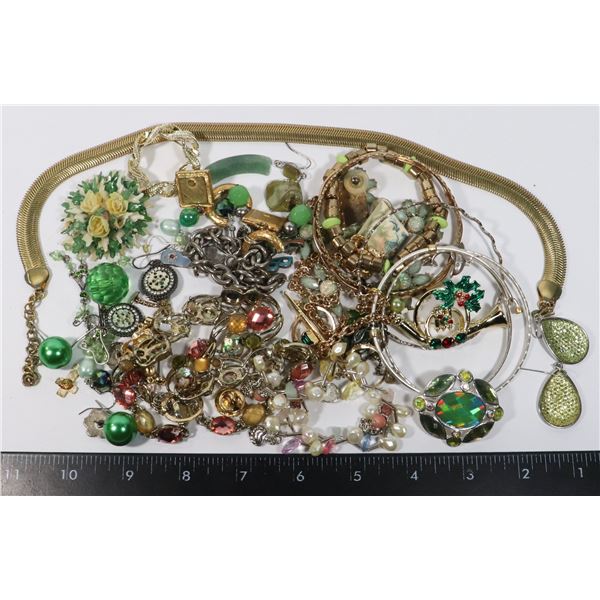 LARGE LOT OF FASHION JEWELRY, SOME MAY BE BRAND