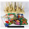 Image 1 : BOX OF CHRISTMAS ITEMS INCLUDING DECORATIONS
