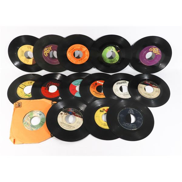 BUNDLE OF VINTAGE 7" RECORDS INCLUDING THE BEATLES