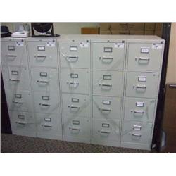 Ash Grey Hon 4 Drawer Vertical Letter Size Filing