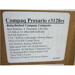 Compaq Presario Intel Pentium 4 Laptop, 2.80ghz,