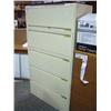 Image 1 : Cream 5 Drawer Lateral Filing Cabinet