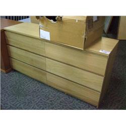 Blonde Oak Credenza