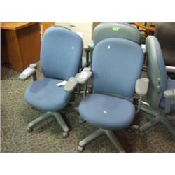 Steelcase Skyblue Hi Back Ergo Multi Lever Knee