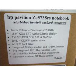 Hp Pavilion Laptop, Intel Celeron 2.8ghz,