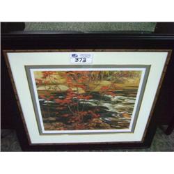 the Red Maple Limited Edition Print By A.j