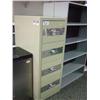 Image 1 : Cream 4 Drawer Fire Filing Cabinet