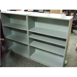 Grey 4 Foot Bookcase