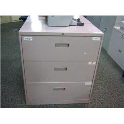 Steelcase 3 Drawer Lateral Filing Cabinet