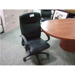 Black Leather Executive Tilter Chair