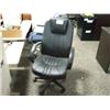 Image 1 : Black Leather Knee Tilter Chair With Head Rest