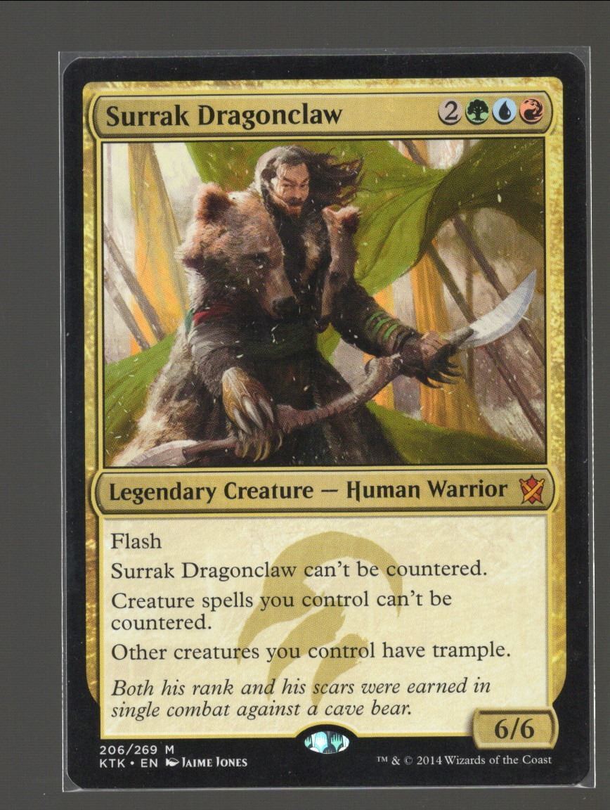 Magic the Gathering Surrak Dragonclaw Khans of Tarkir