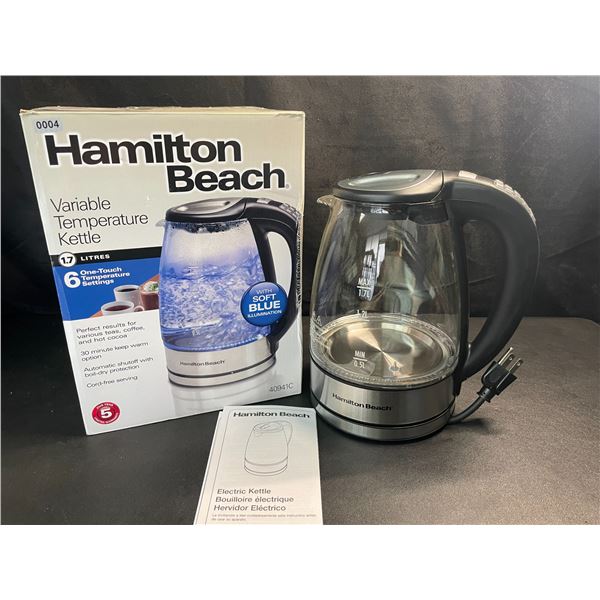 1 Hamilton Beach Variable Temperature Kettle - New/Open Box