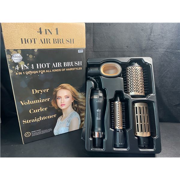 1 4-in-1 Hot Air Brush Hair Styling Tool Set - Dryer, Volumizer, Curler, Straighten - Brand New!