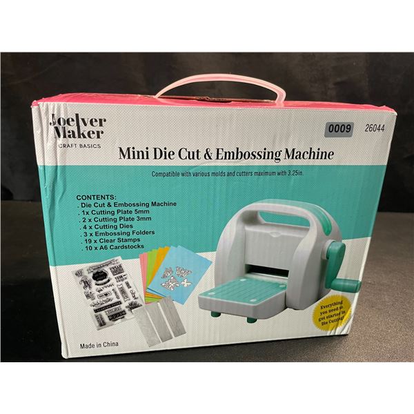 1 Mini Die Cut & Embossing Machine for Crafting by Joelver Maker - Brand New!