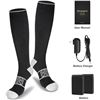 Image 7 : 1 Pair of Dr.Warm Heated Socks with Rechargeable Powerbanks - Size L - Brand New!