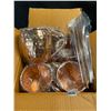 Image 2 : 1 Set of 4 Moscow Mule Hammered Copper 18oz Drinking Mugs - Brand New!