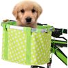 Image 1 : 1 Foldable Bike Basket/Front Pet Carrier Basket for Bicycles - Easy Install - Green - Brand New!