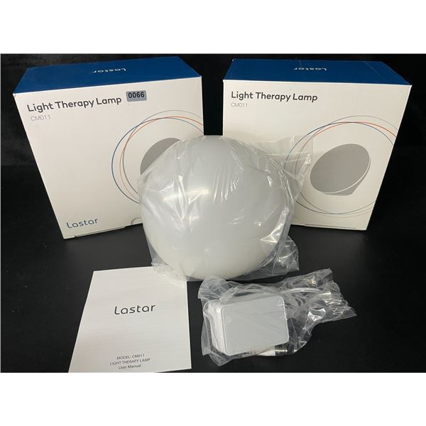 2 Lastar Light Therapy/Sunlight Lamps (Model: CM011) - Brand New