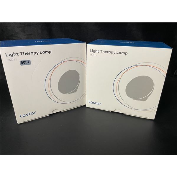 2 Lastar Light Therapy/Sunlight Lamps (Model: CM011) - Brand New