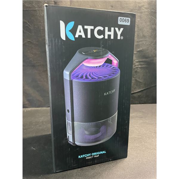 1 Katchy Original Insect Trap; Catcher & Killer for Mosquitos, Gnats, Moths, Fruit Flies - Brand New