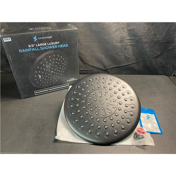 1 Sparkpod 9.5" Large Luxury Rainfall Shower Head - Brand New!