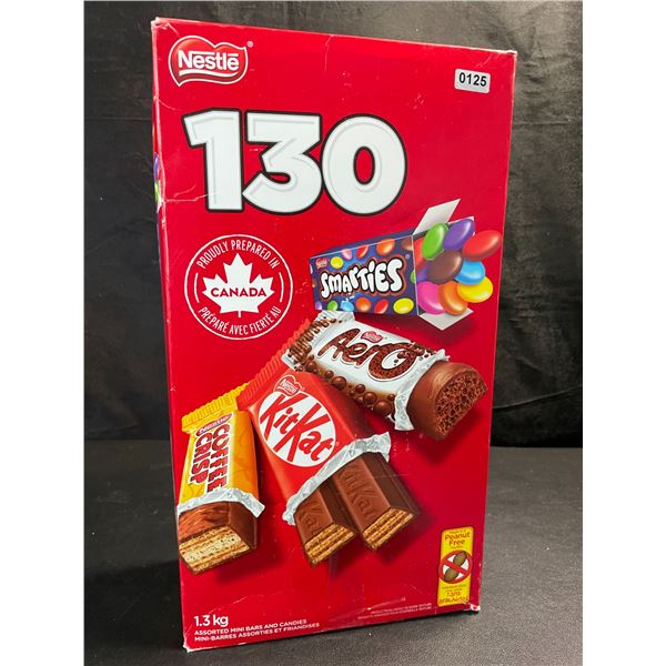1 Box of Nestle Assorted Mini Chocolate Bars and Candies - 1.3kg - 130pcs