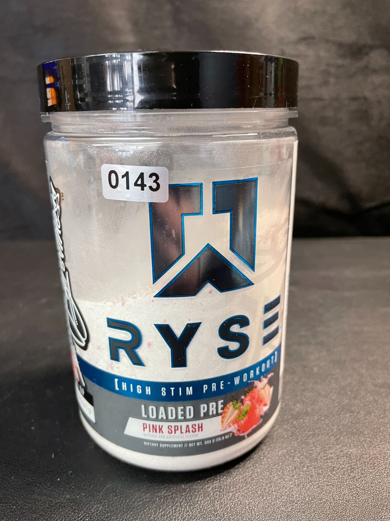 1 Tub of RYSE Loaded High Stim Pre-Workout Powder - Pink Splash (393g ...