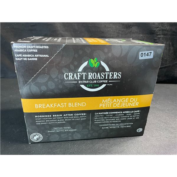 1 Box of Craft Roasters Breakfast Blend Arabica Coffee - Light Roast - 20 K-Cup Pods (200g)
