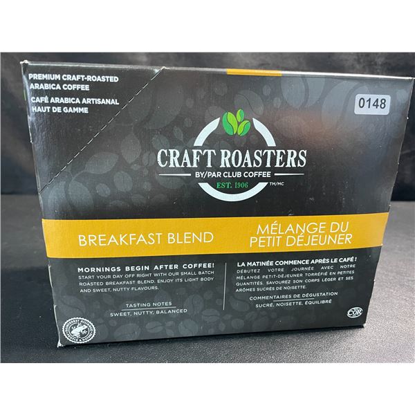 1 Box of Craft Roasters Breakfast Blend Arabica Coffee - Light Roast - 20 K-Cup Pods (200g)