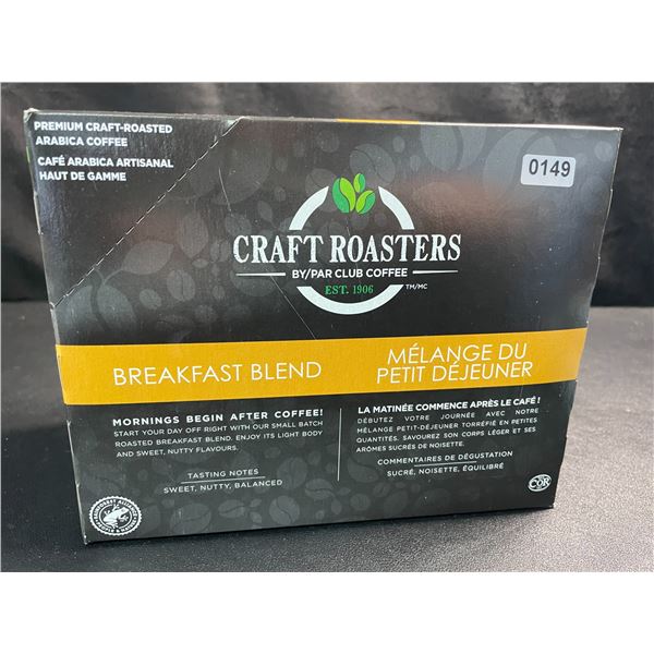 1 Box of Craft Roasters Breakfast Blend Arabica Coffee - Light Roast - 20 K-Cup Pods (200g)