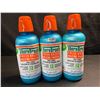 Image 1 : 3 Bottles of TheraBreath Fresh Breath Oral Rinse 473ml - Icy Mint - Fights Bad Breath for 12 Hours!