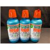 Image 1 : 3 Bottles of TheraBreath Fresh Breath Oral Rinse 473ml - Icy Mint - Fights Bad Breath for 12 Hours!