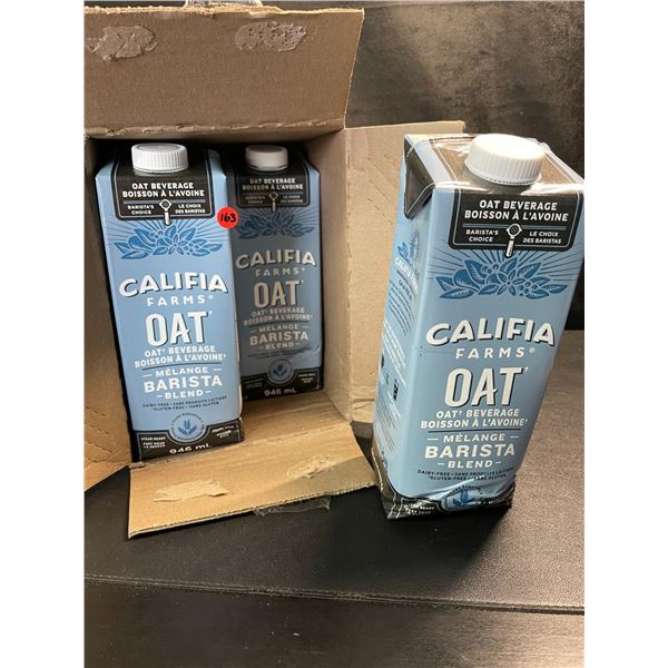 1 Box of Califia Farms Oat Beverage - Dairy Free - 6 Count (946ml Each) - (BB: 2025 JA 11)