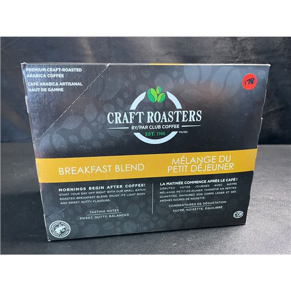 1 Box of Craft Roasters Breakfast Blend Arabica Coffee - Light Roast - 20 K-Cup Pods (200g)