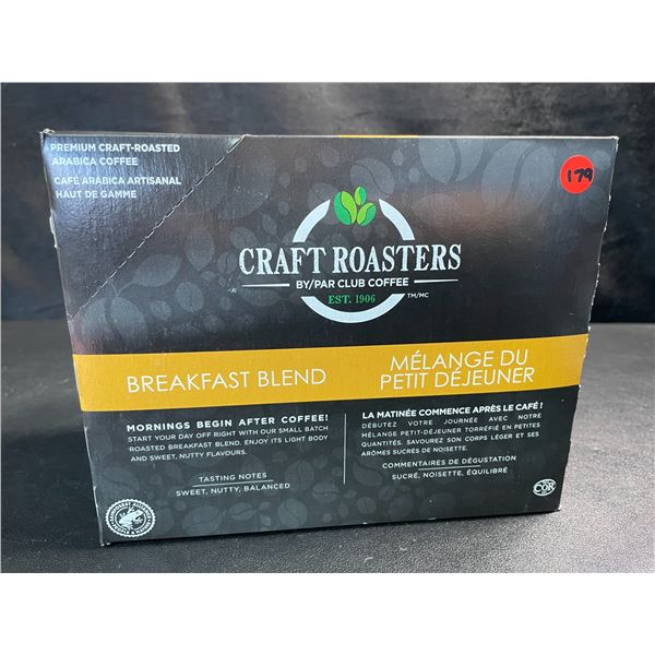 1 Box of Craft Roasters Breakfast Blend Arabica Coffee - Light Roast - 20 K-Cup Pods (200g)