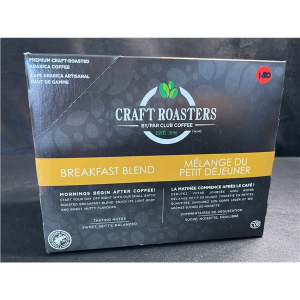 1 Box of Craft Roasters Breakfast Blend Arabica Coffee - Light Roast - 20 K-Cup Pods (200g)