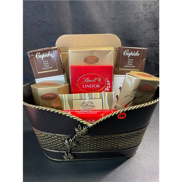 1 Lindt Lindor Chocolate Gift Basket Set