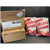Image 1 : 2 Boxes of Jell-O Strawberry Jelly Powder - 2 Pouches Per Box (1kg Each)
