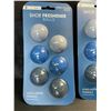 Image 2 : 4 Packs of Keepdry Shoe Freshener Balls - Fresh Ocean Scent - 6 Per Pack - New Sealed