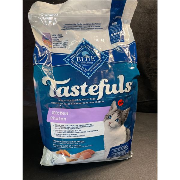1 Bag of Blue Tasteful Healthy Kitten Food - Chicken & Brown Rice Recipe - 3.1kg - BB: 2025 Jul 26