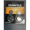 Image 2 : 3 Packs of Duracell 2016 3V Lithium Coin Batteries - 4 Per Pack - New Sealed