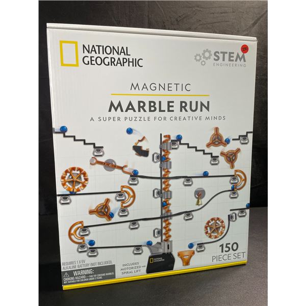 1 National Geographic STEM Magnetic Marble Run Set - 150pcs - Brand New!