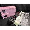 Image 2 : 2 Boxes of TeeHee Women's Leg Warmers/Gift Box Sets - 3PCS Per Set; Extra Long - Brand New!