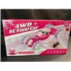 Image 1 : 1 4WD RC Stunt Car Pink Toy Set - Brand New