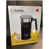 Image 1 : 1 Rafow 4-in-1 Electric Milk Frother & Heater; Hot and Cold Coffee Foam Frother - 10oz - Brand New!