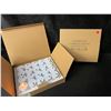 Image 1 : 2 Multi-Packs of LED Flameless Tealight Candles - 50pcs Per Box - Battery Operated - Brand New!