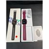 Image 2 : 1 Smart Watch/Fitness Tracker w/ 1.8" Touchscreen Display - Burgundy Red Band  - Brand New!